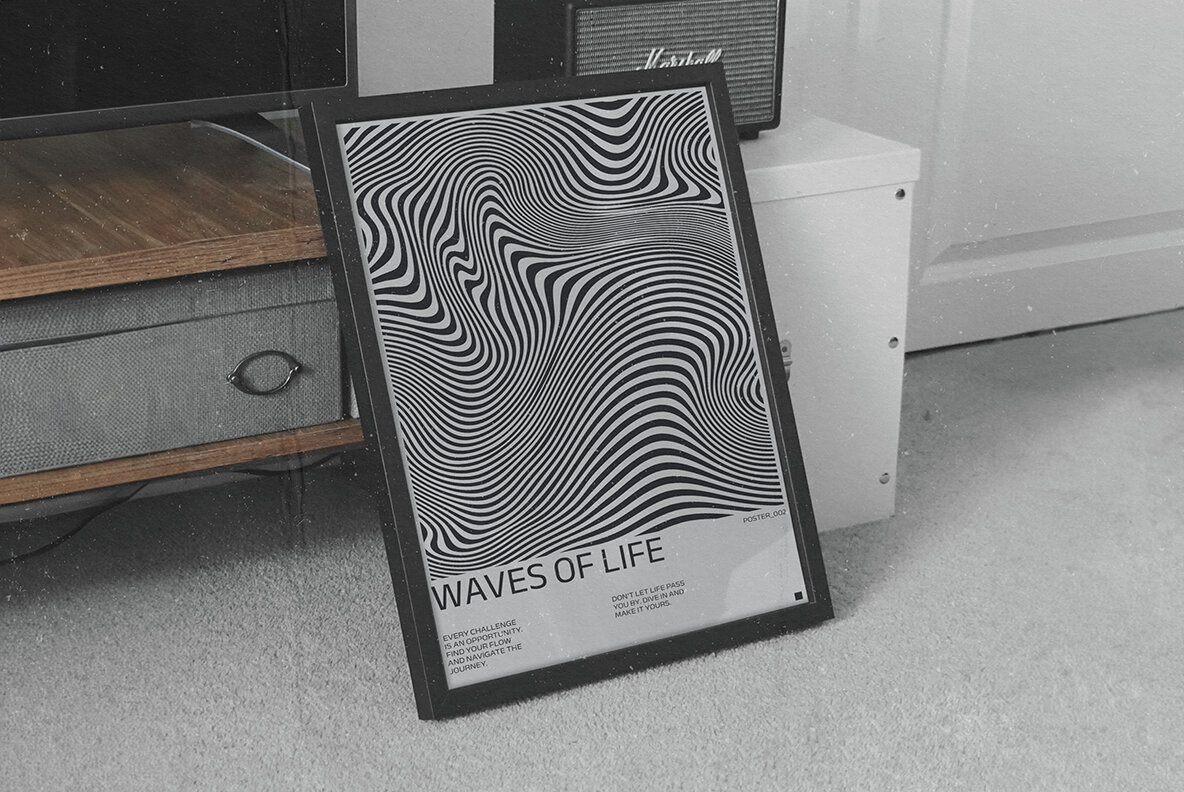 96 Retro Wavy Backgrounds 9