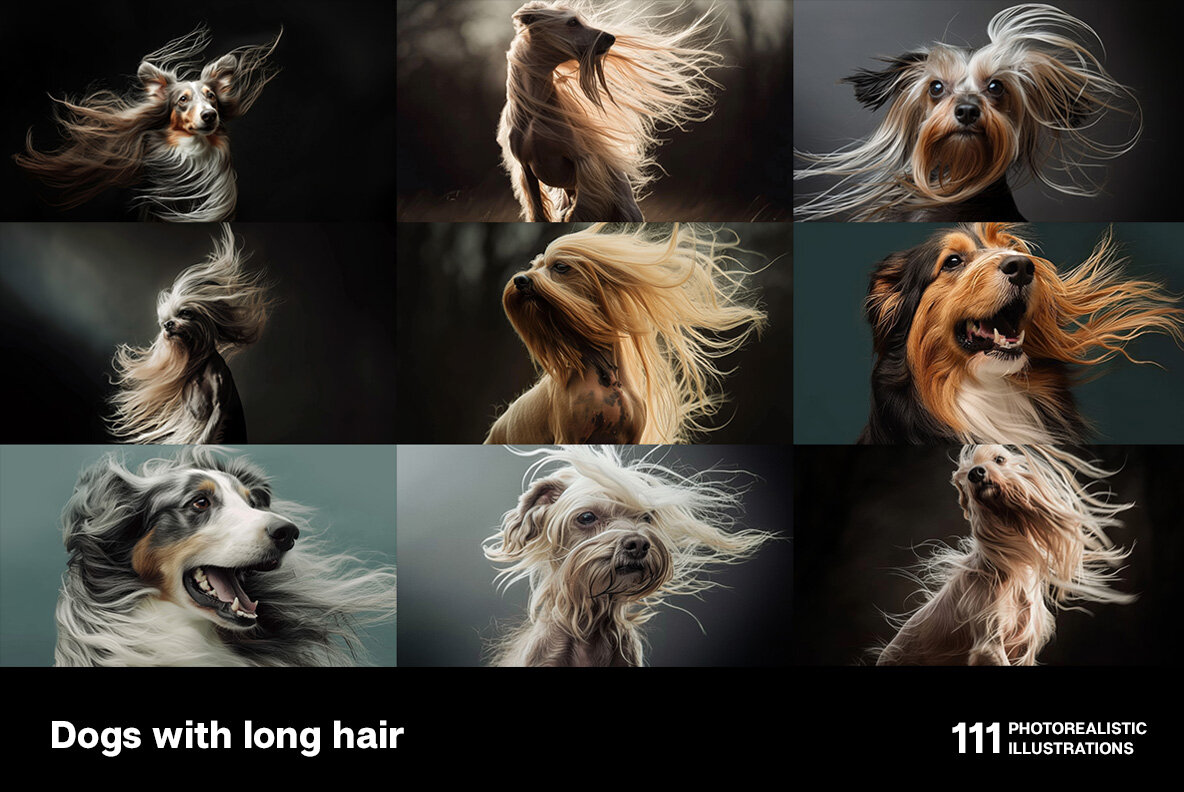 Dogs with long hair 7