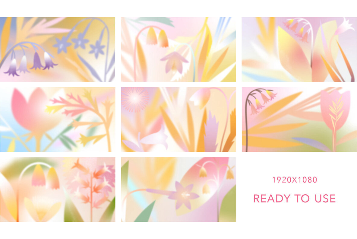 Flower Breeze Gradient Set 5