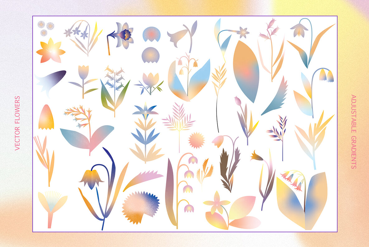 Flower Breeze Gradient Set 7