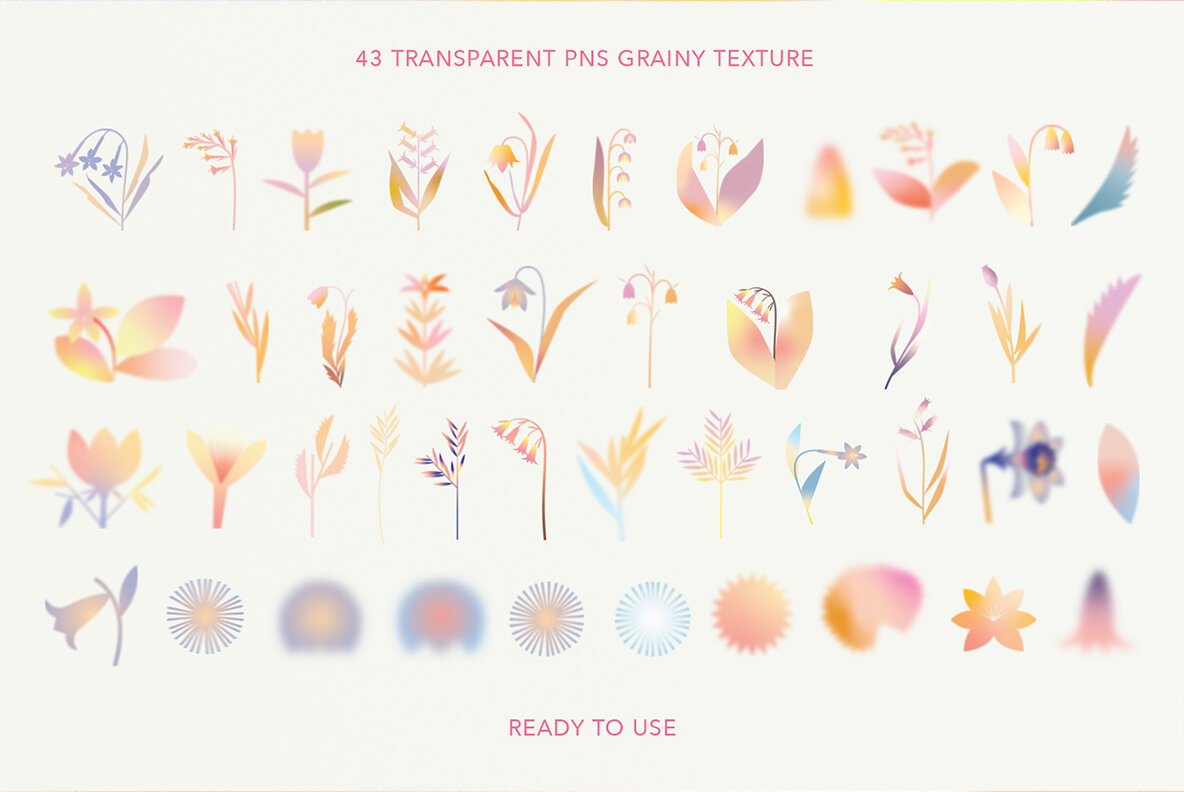 Flower Breeze Gradient Set 8