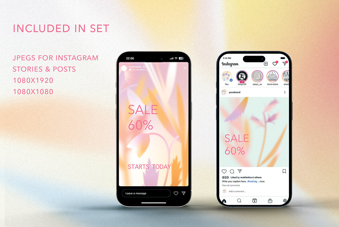 Flower Breeze Gradient Set 10