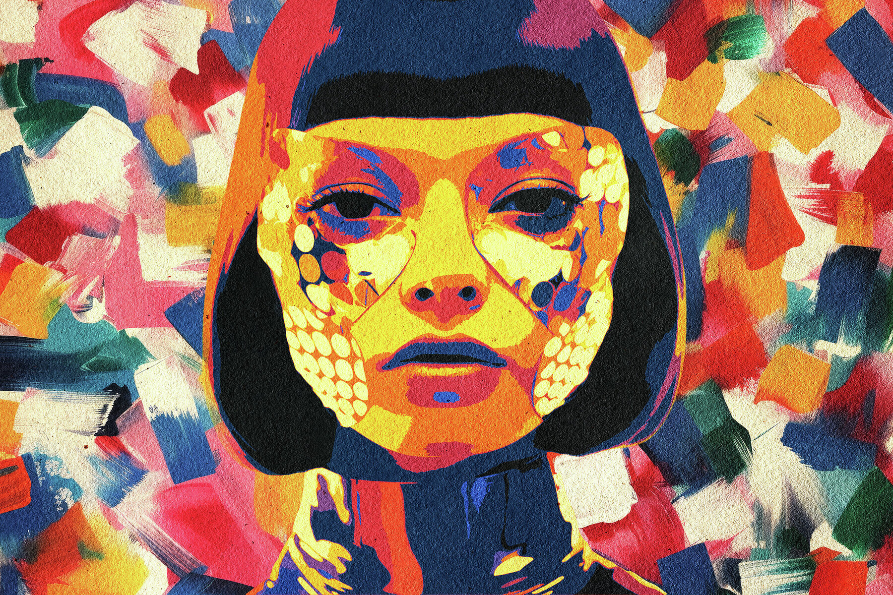 Paint Strokes Photo Effect 5