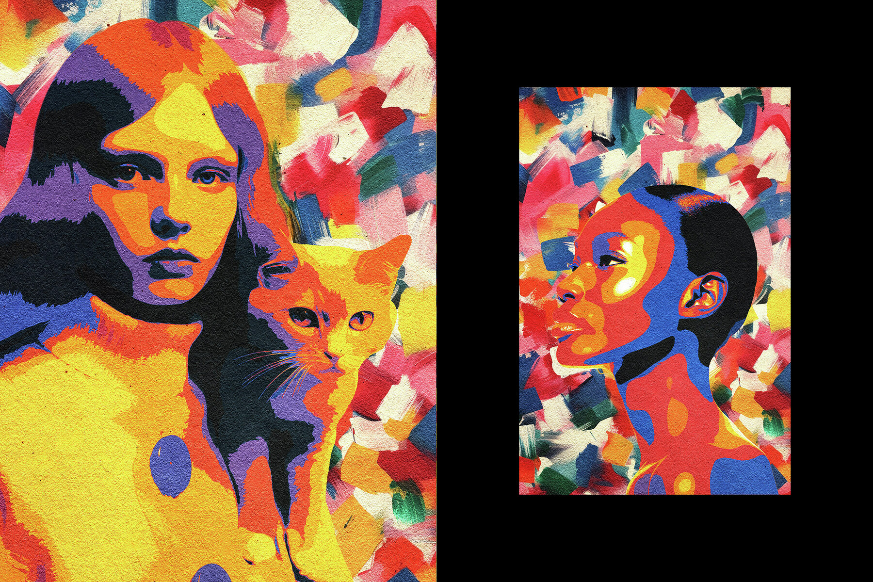 Paint Strokes Photo Effect 7