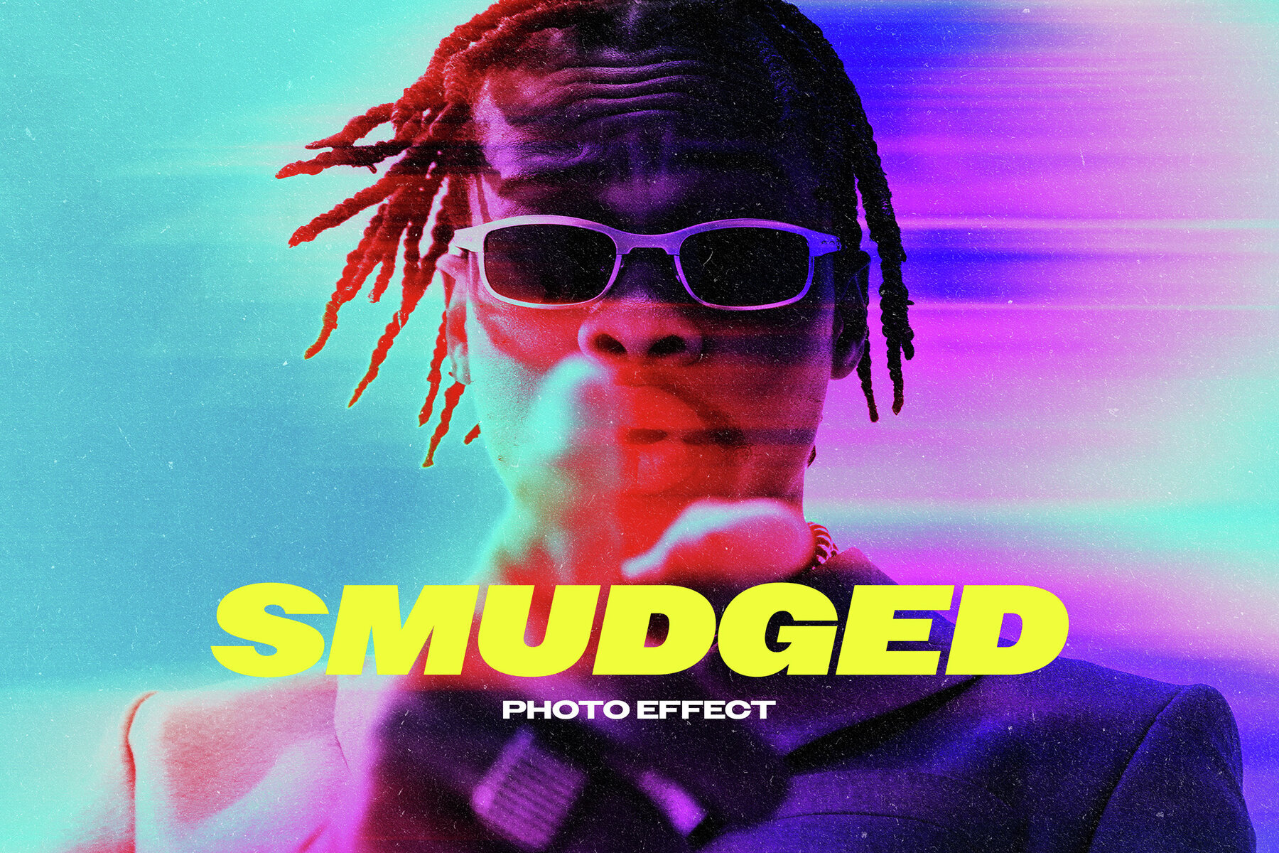 Neon Smudged Photo Effect 1