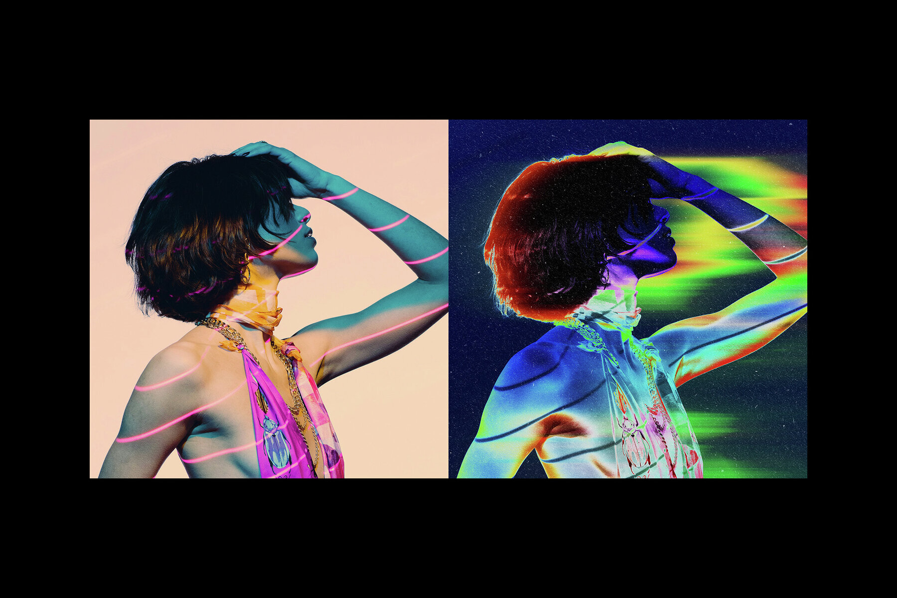 Neon Smudged Photo Effect 3