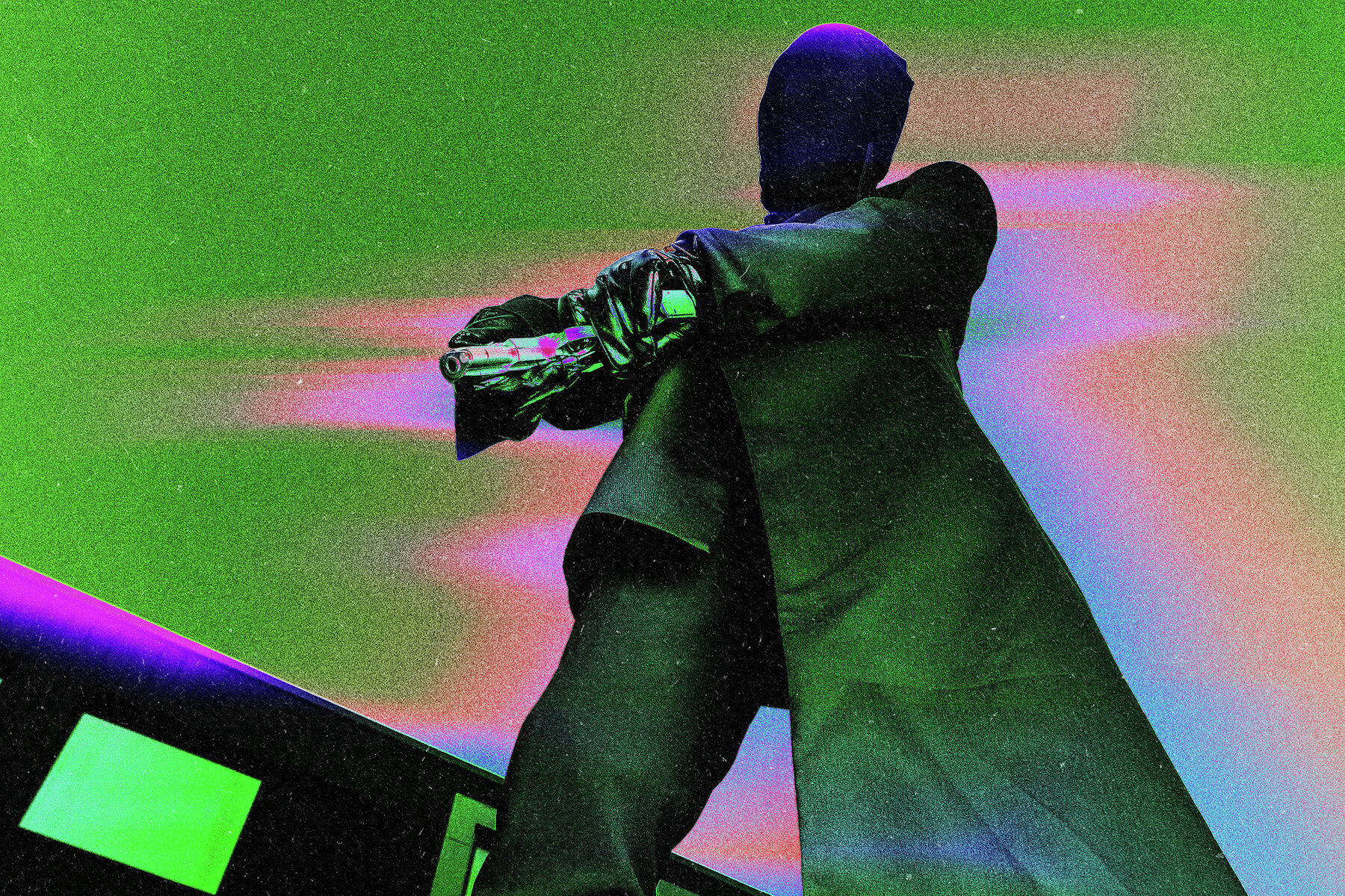 Neon Smudged Photo Effect 4