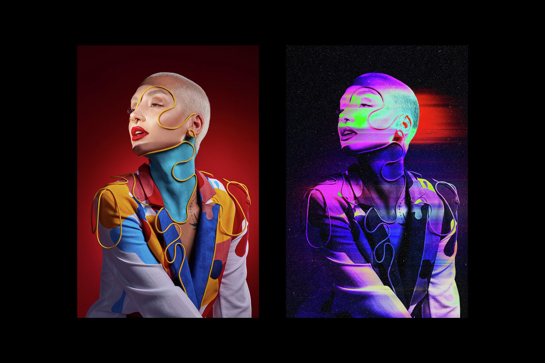 Neon Smudged Photo Effect 8