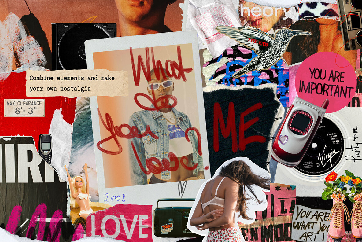 Mixed Media Set Back to My Nostalgia 3