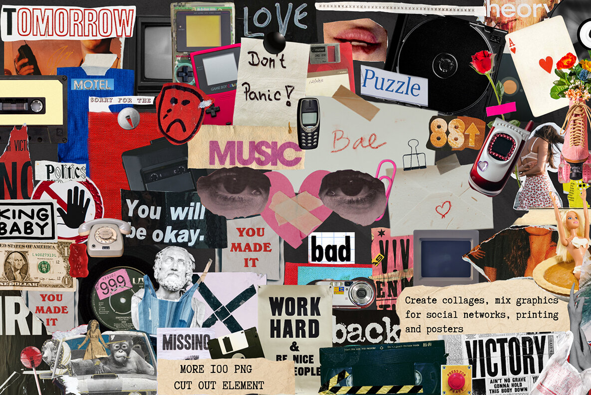 Mixed Media Set Back to My Nostalgia 4