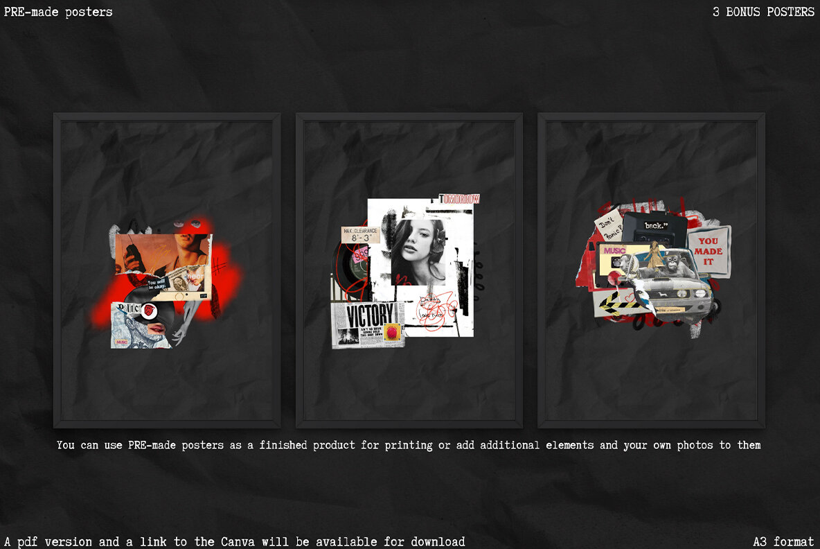 Mixed Media Set Back to My Nostalgia 5