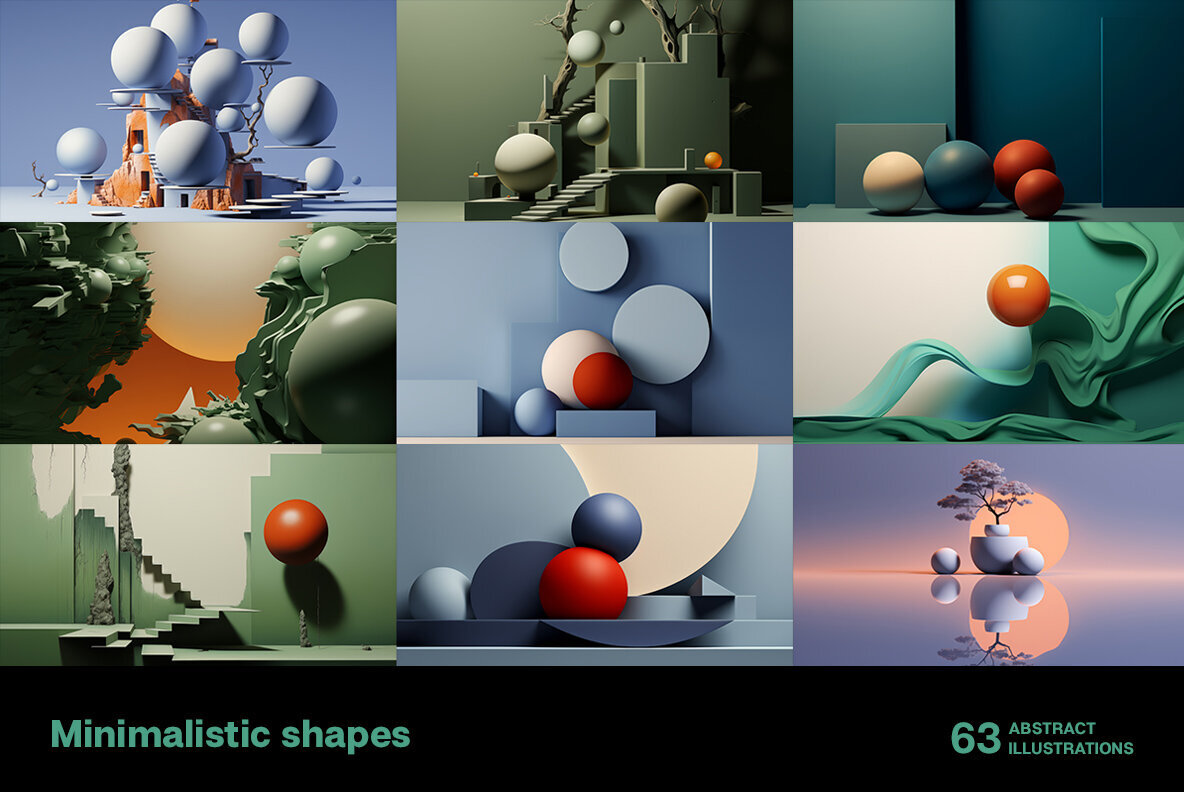 Minimalistic shapes 2