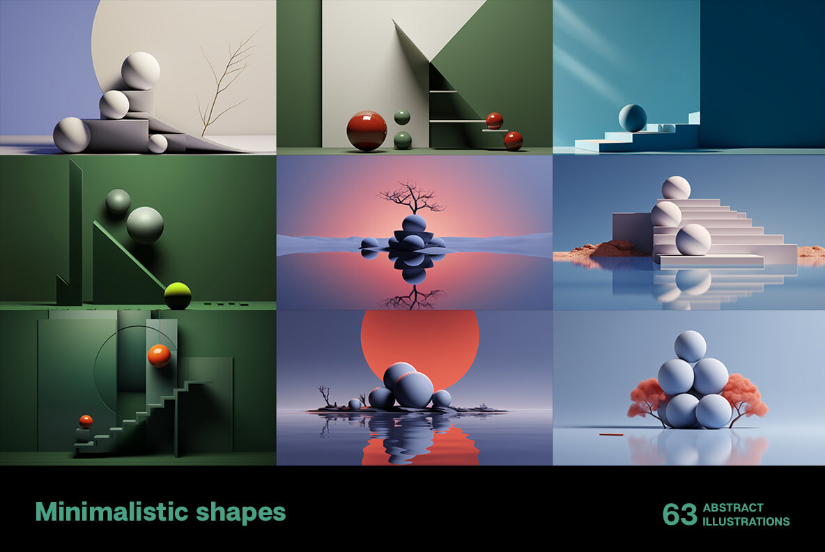 Minimalistic shapes 6