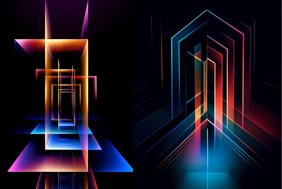 Glass Chromatic backgrounds 4