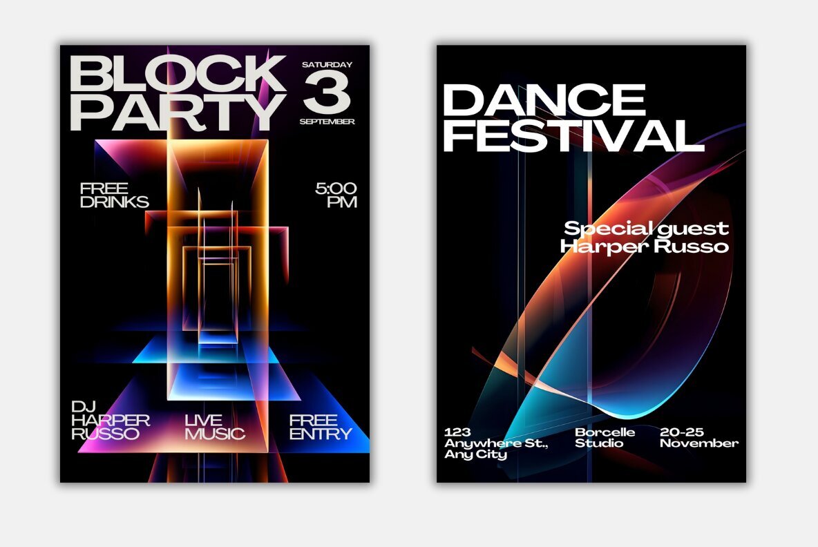 Glass Chromatic backgrounds 6