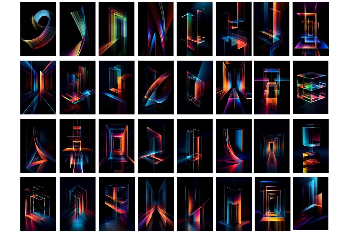 Glass Chromatic backgrounds 7