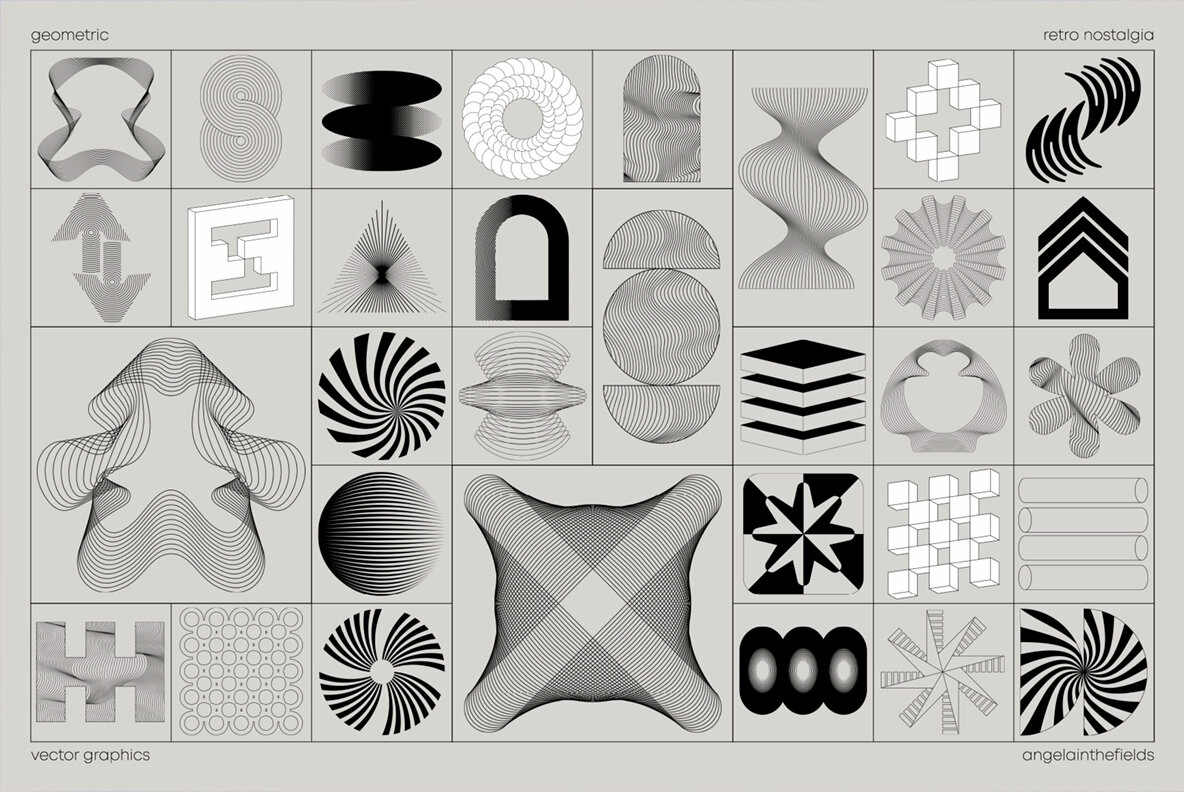 Gecorporate Retro Vector Elements 7