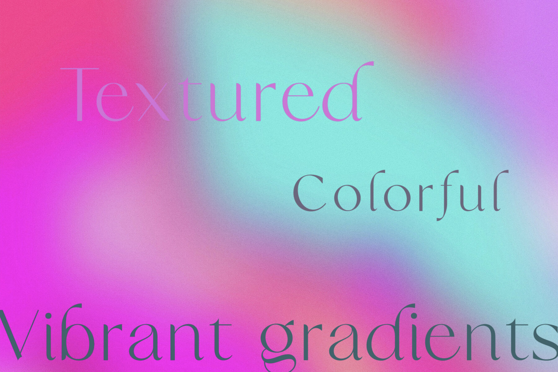 Grainy Vibrant Gradients Backgrounds Floral Texture 4