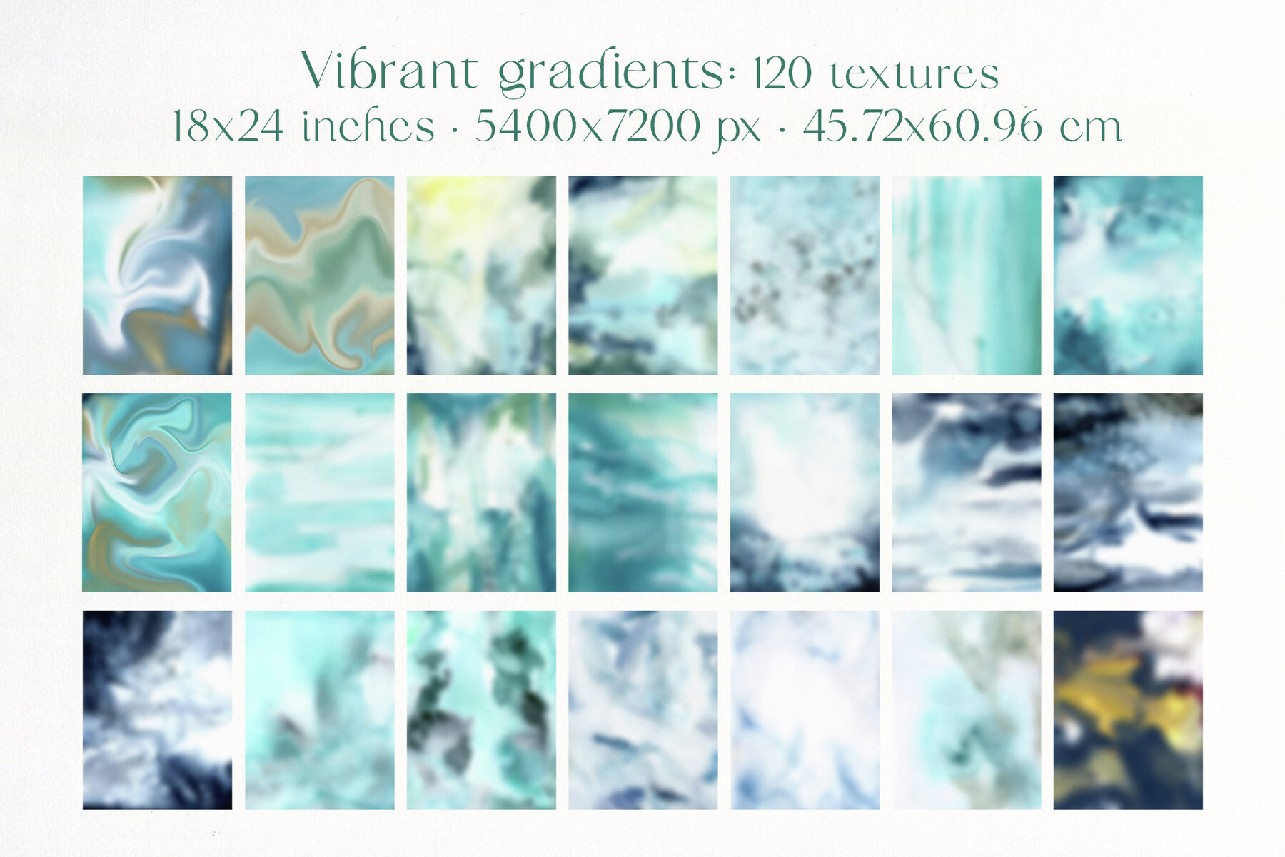 Grainy Vibrant Gradients Backgrounds Floral Texture 8