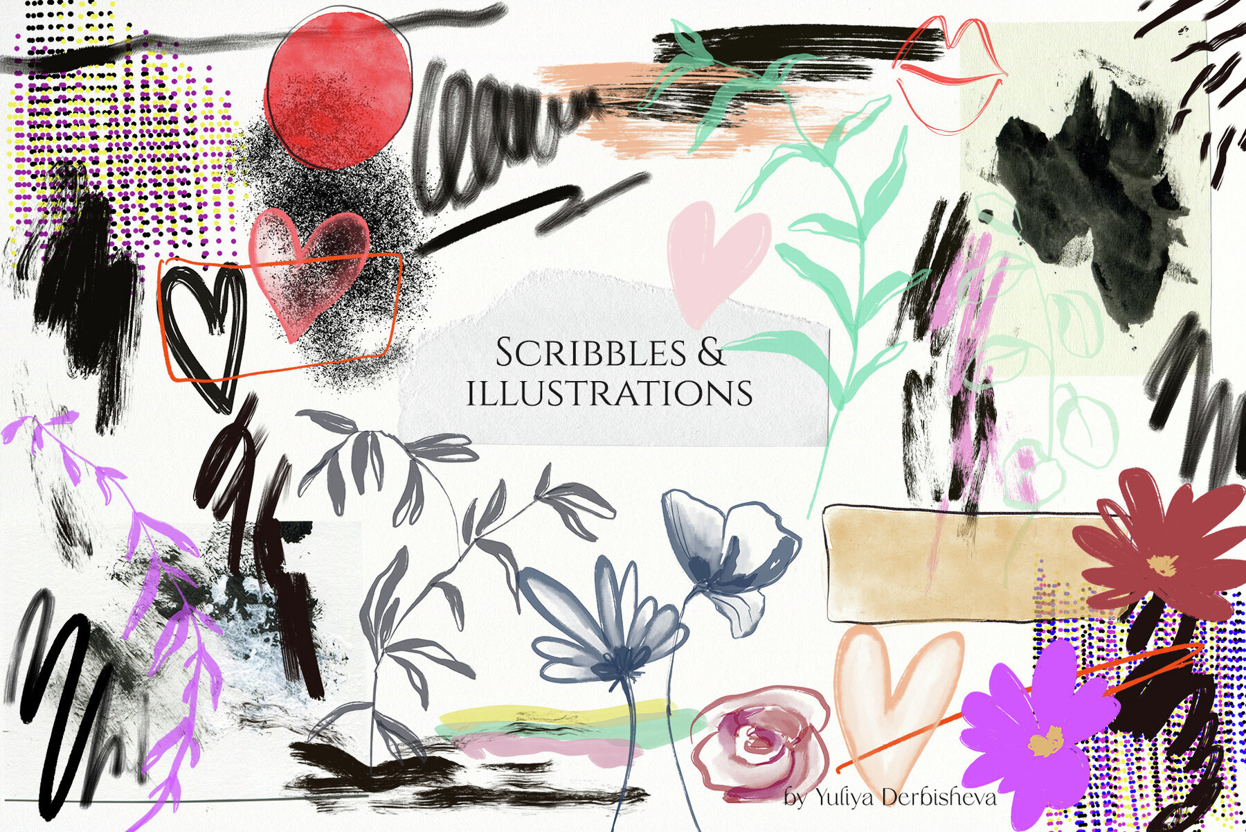 Art Paper Collage Cutout Abstract and Retro Photo 6