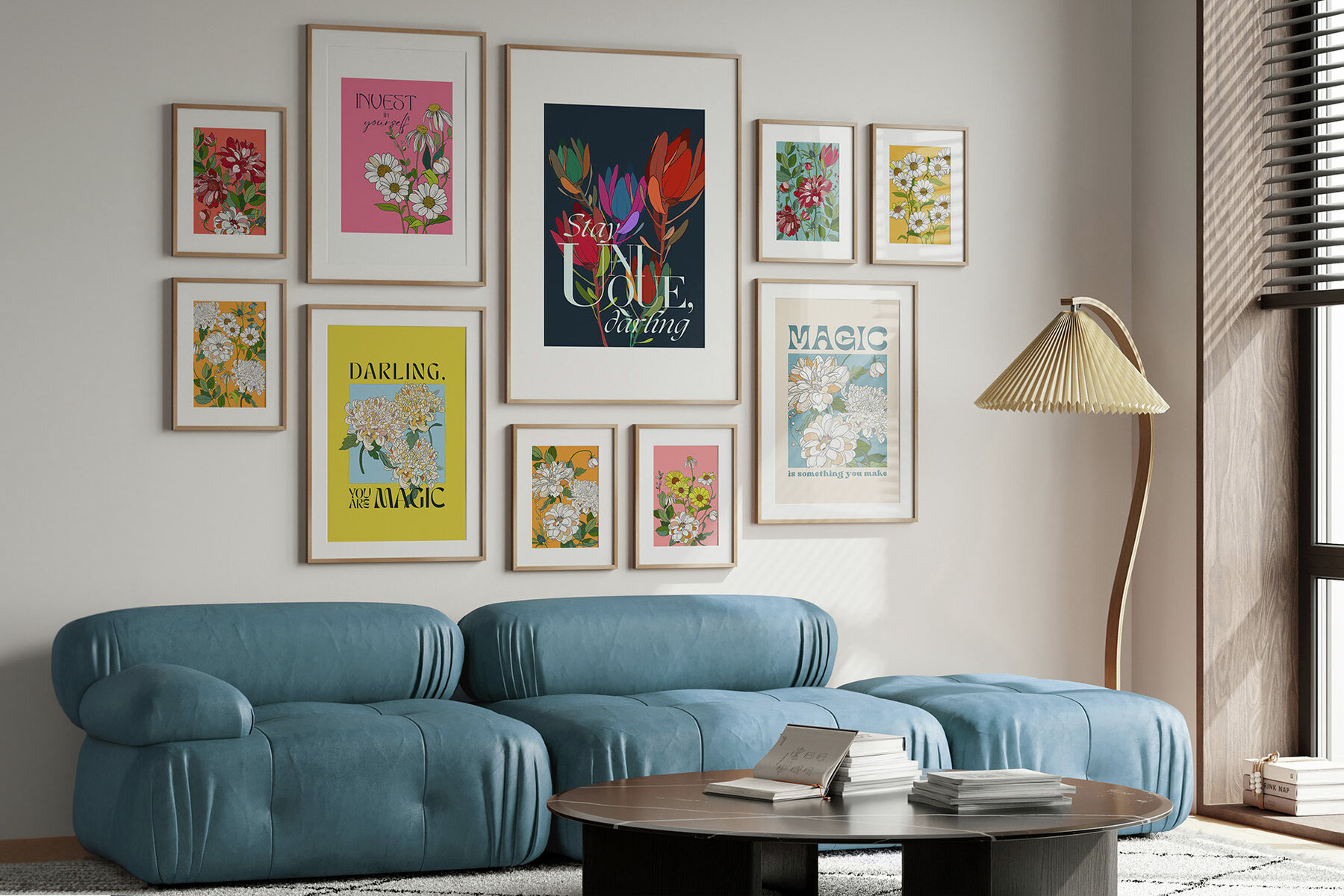 Casablanca Floral Modern Vector Flowers 4