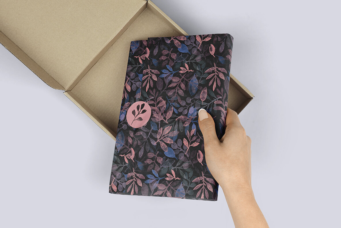 Watercolor Leaves and Branches   Seamless Patterns 8