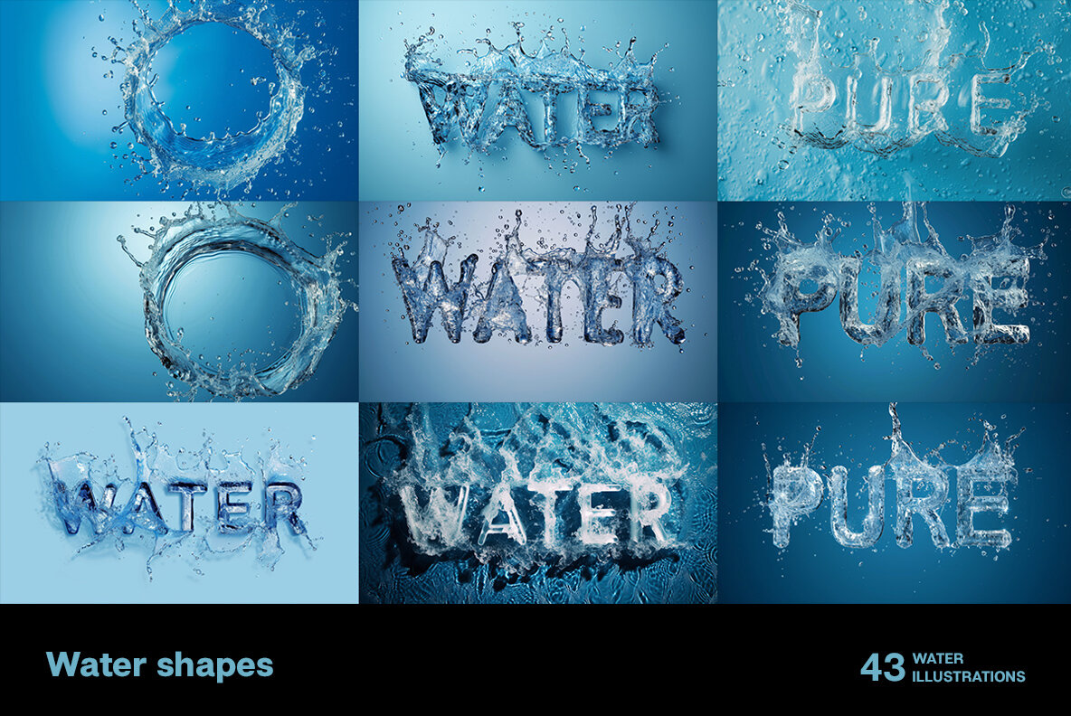 Water shapes 6