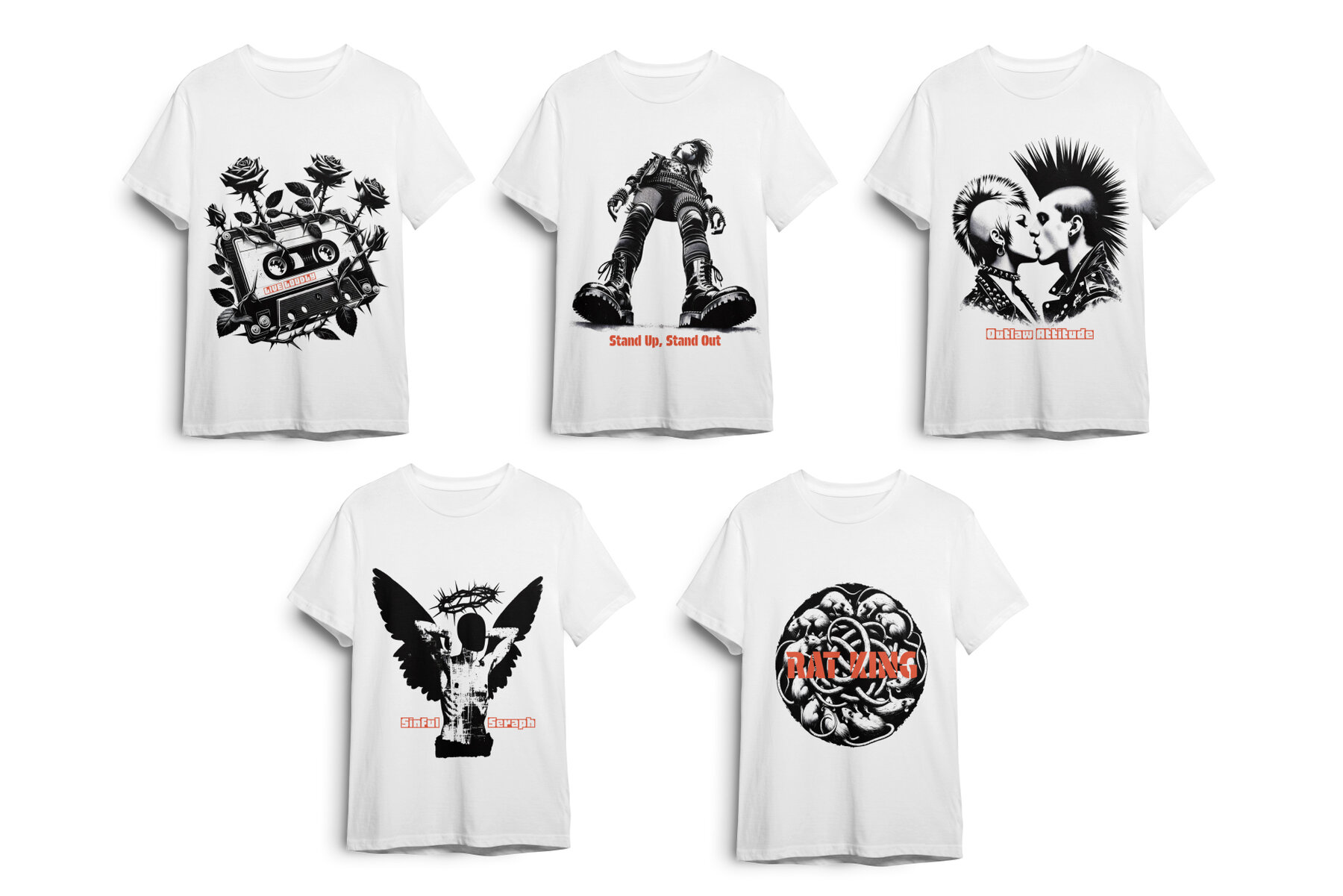 Grunge Punk Prints 8