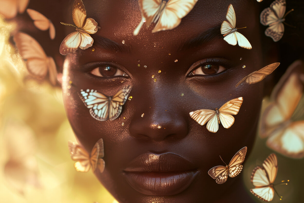 Girl with Butterflies 11