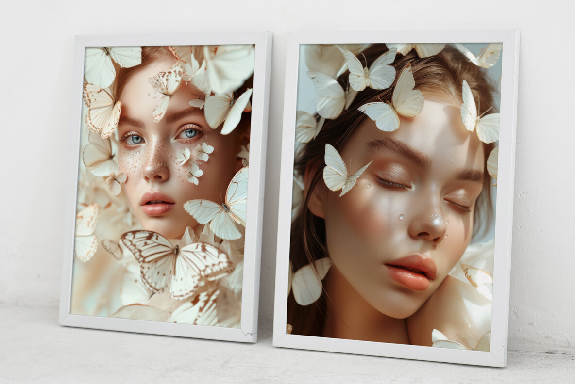 Girl with Butterflies 14