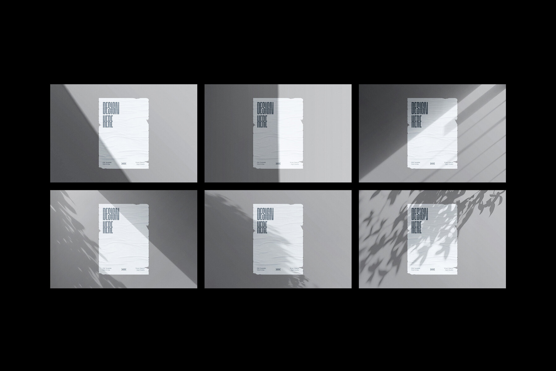 Concrete Wall Poster Mockup 5