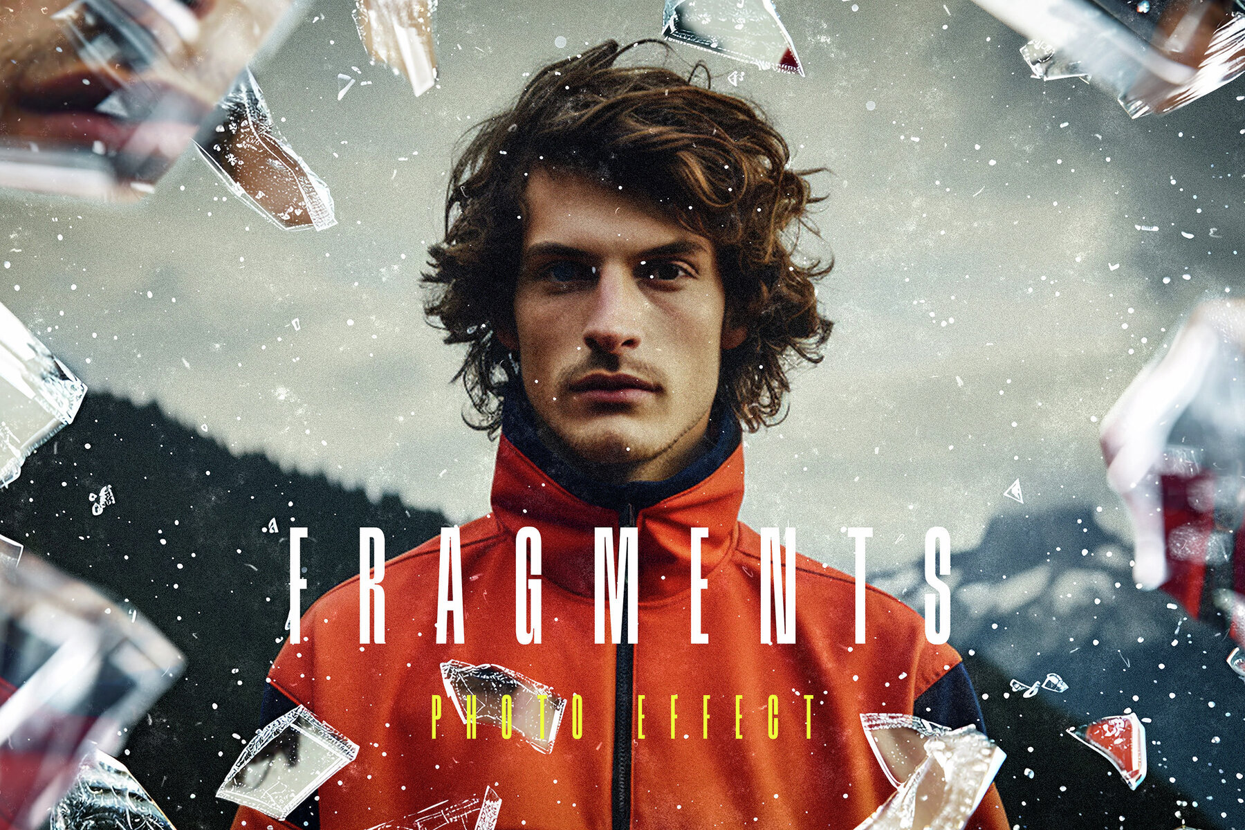 Glass Fragments Photo Effect 1