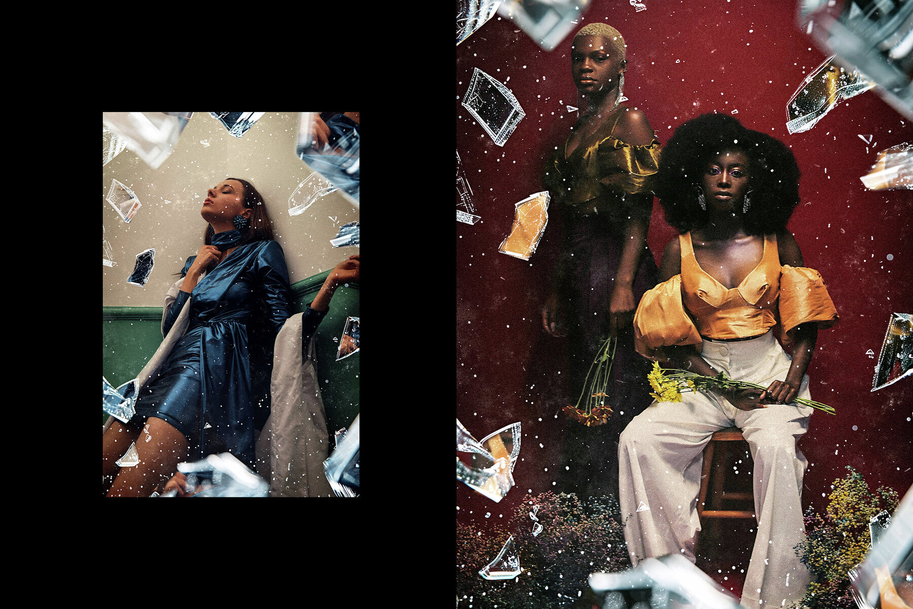 Glass Fragments Photo Effect 3