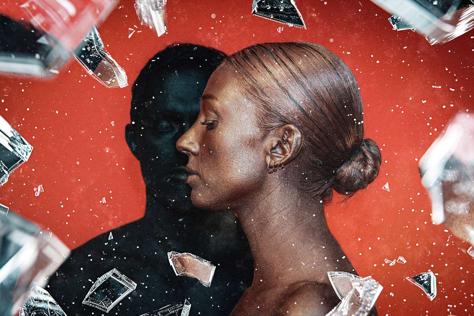 Glass Fragments Photo Effect 4