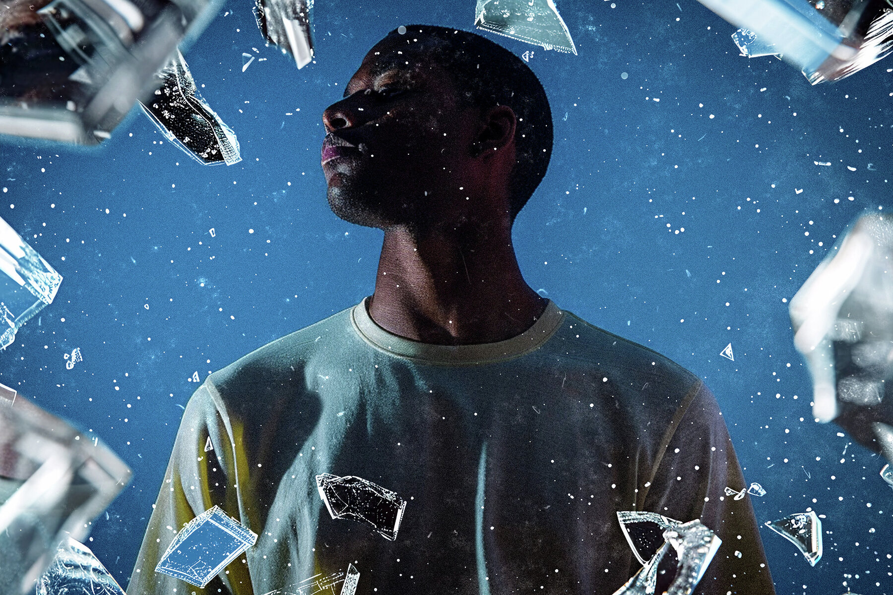 Glass Fragments Photo Effect 7