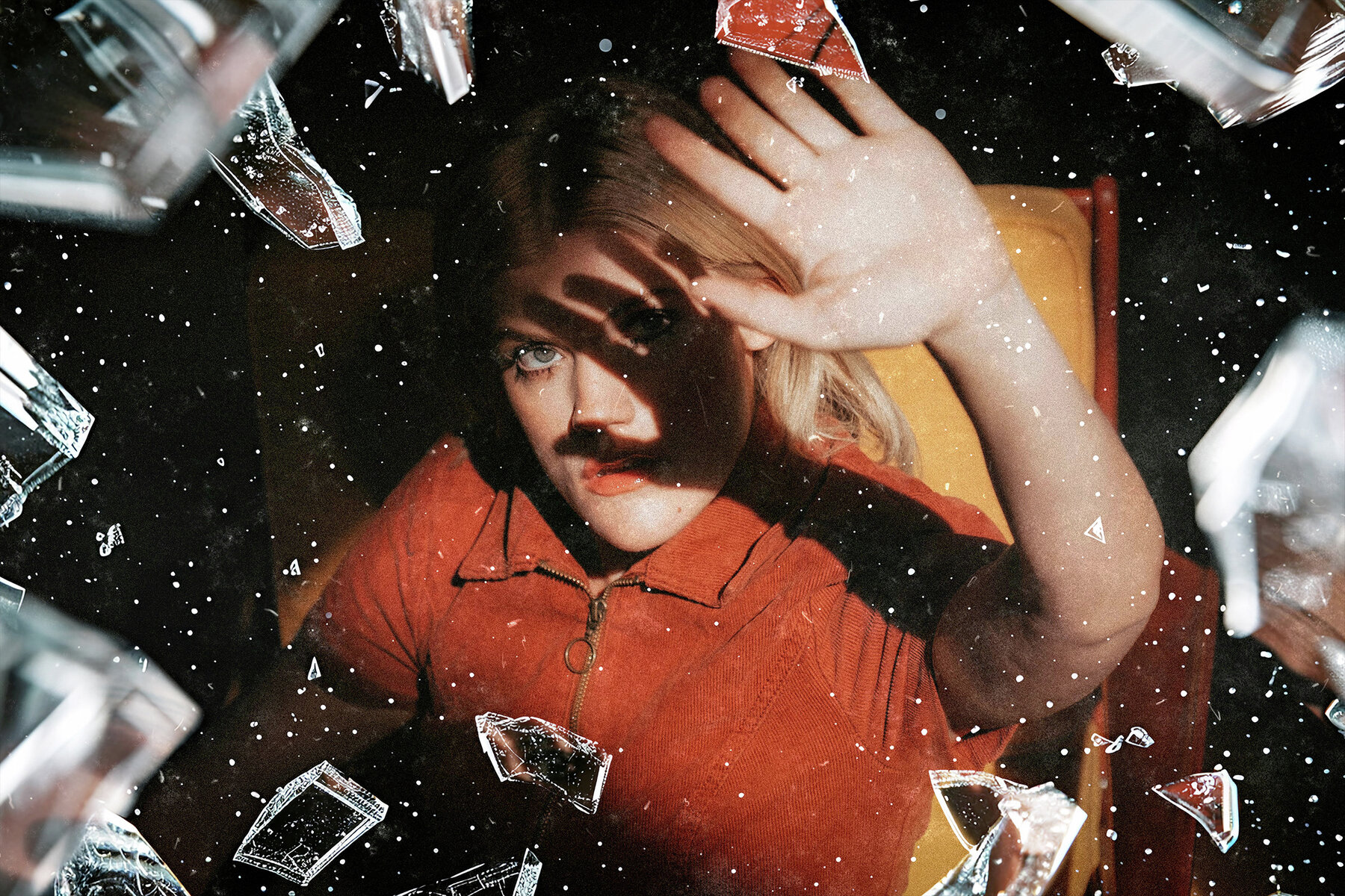 Glass Fragments Photo Effect 8