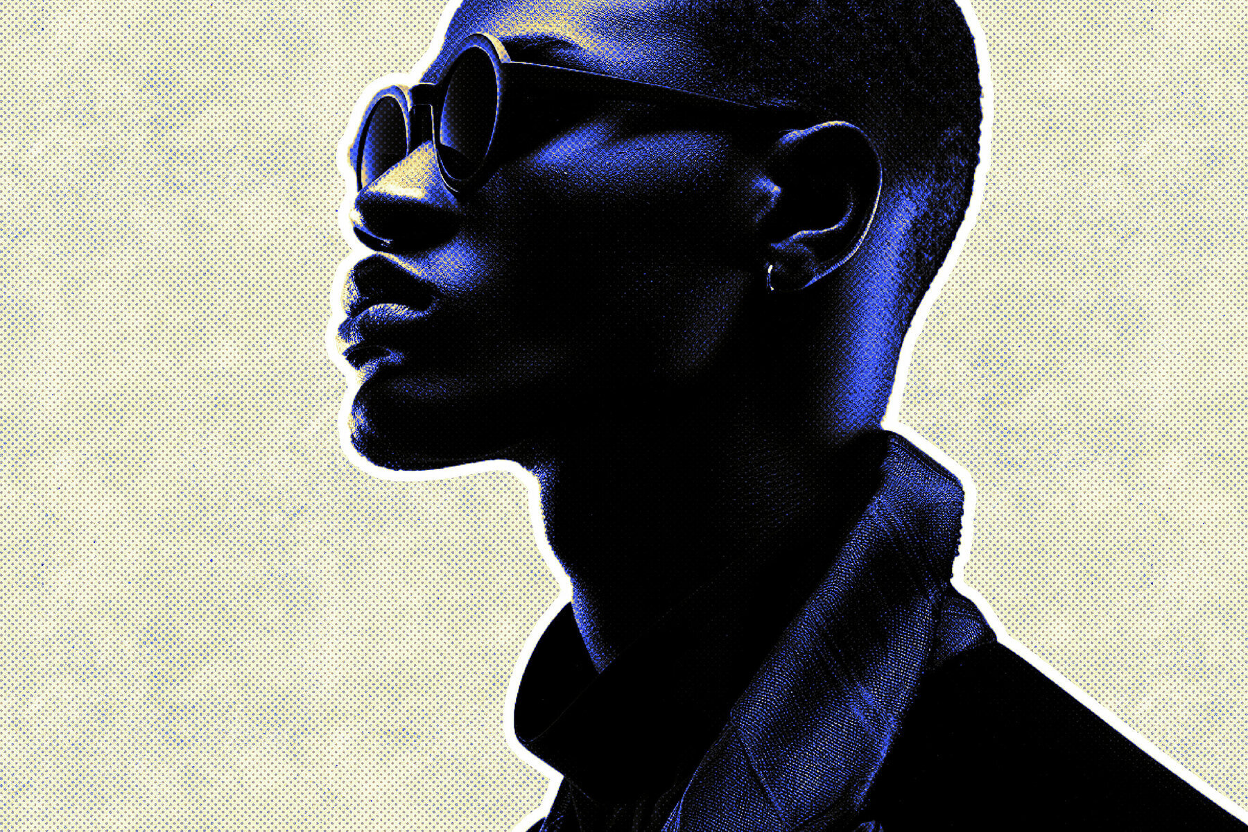 Halftone Collage Photo Effect 2