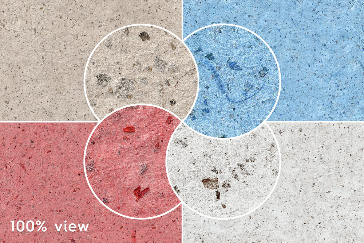 20 Color Mulberry Paper Texture Backgrounds 2