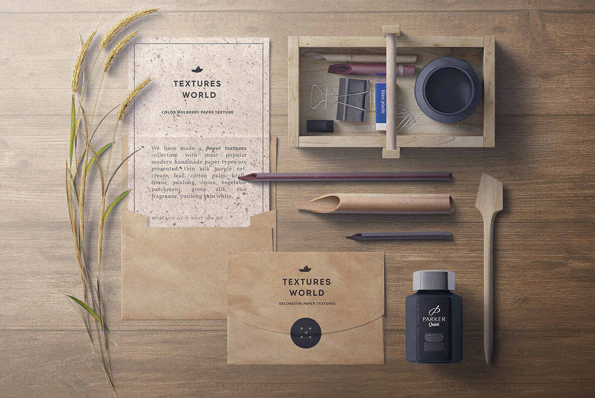 20 Color Mulberry Paper Texture Backgrounds 4