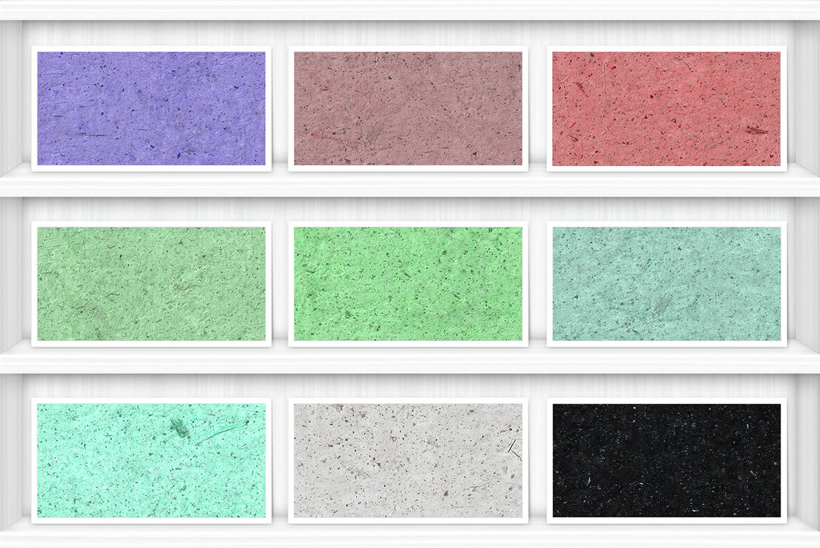 20 Color Mulberry Paper Texture Backgrounds 11