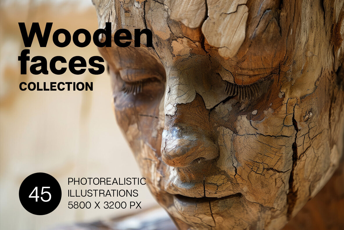 Wooden Faces 1