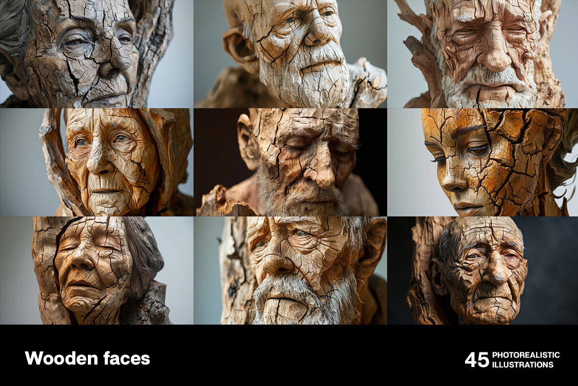 Wooden Faces 2