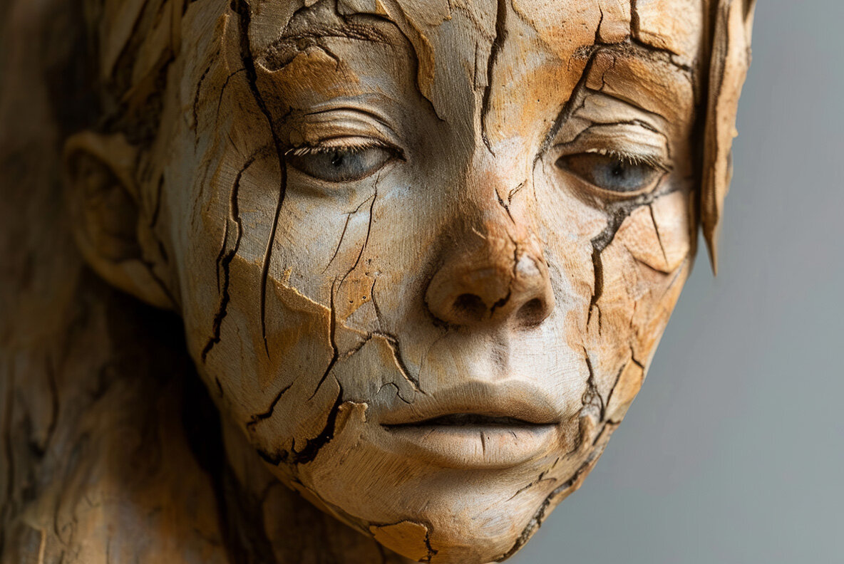 Wooden Faces 9