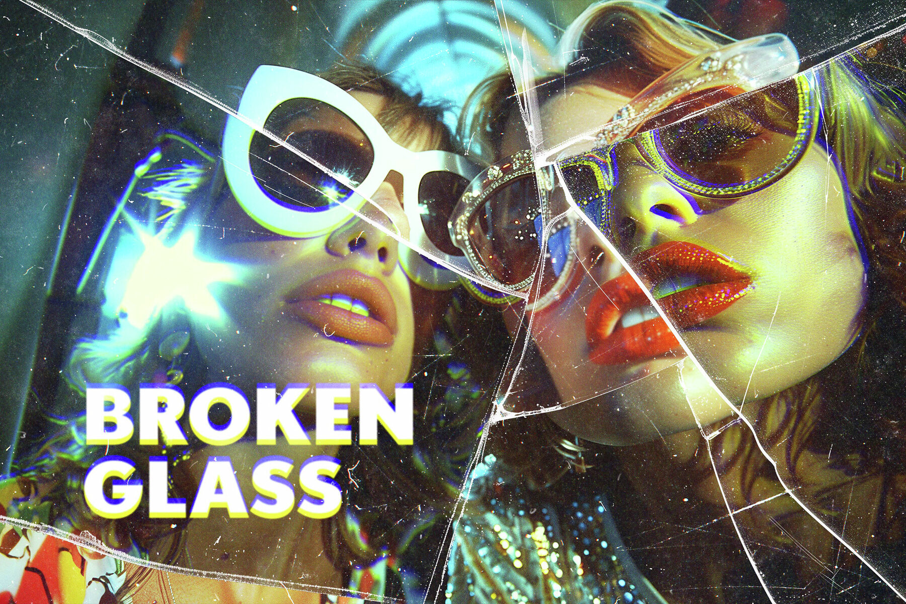 Glass Distortion Photo Effect 1