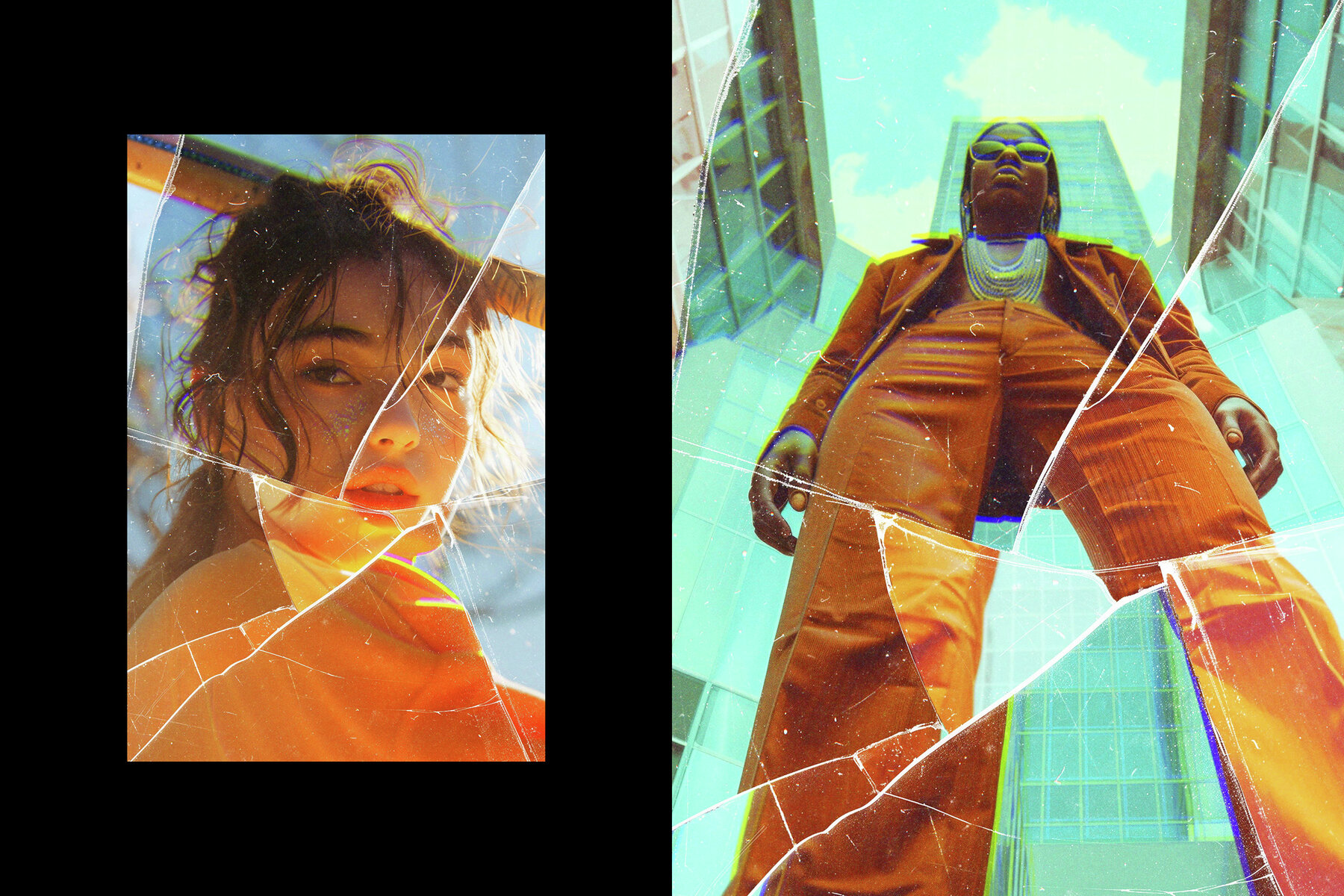 Glass Distortion Photo Effect 4