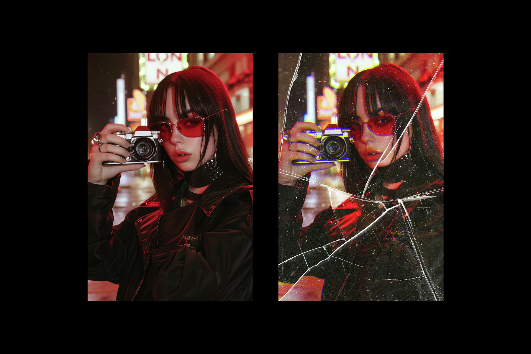 Glass Distortion Photo Effect 6