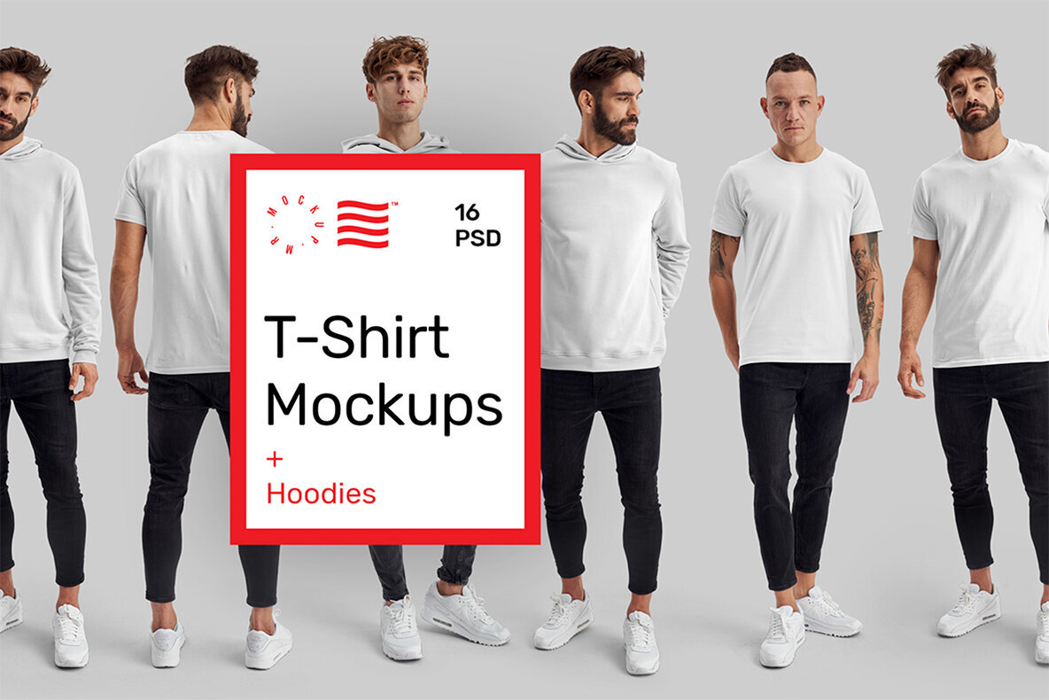 Studio T Shirt Mockups and Hoodies 1