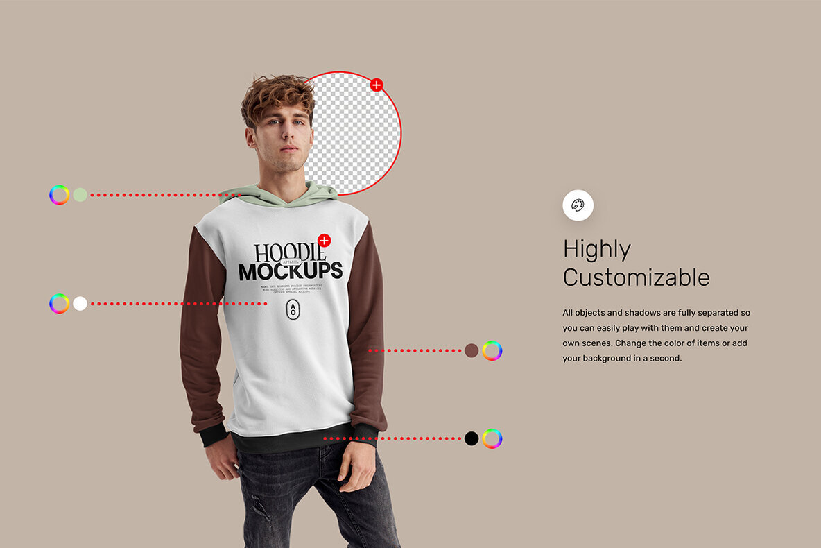 Studio T Shirt Mockups and Hoodies 3
