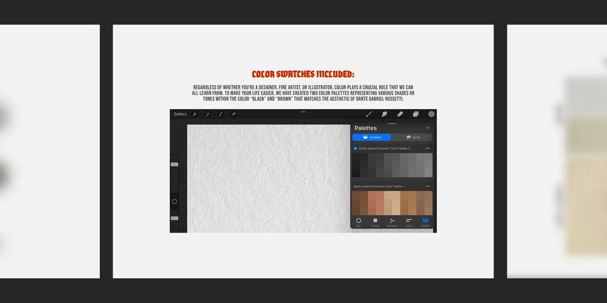 Dante Gabriel Rossetti Procreate Kit 5