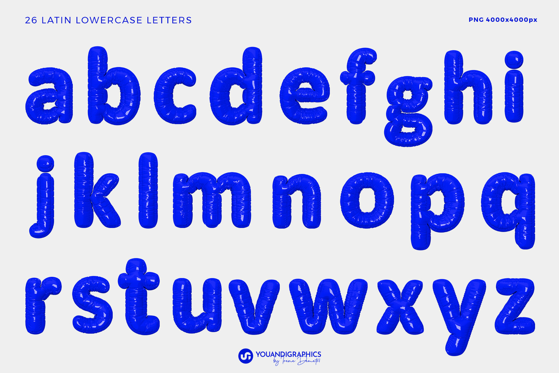 Cobalt Burst 3D Letters   Font 10